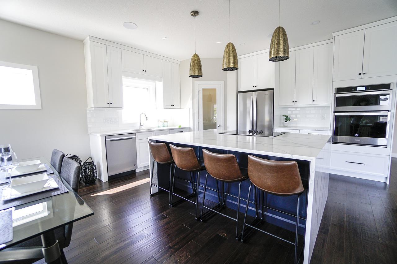 custom home bar.